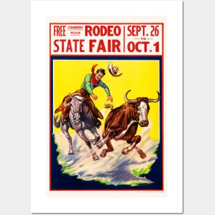 Rodeo USA Vintage Poster Posters and Art